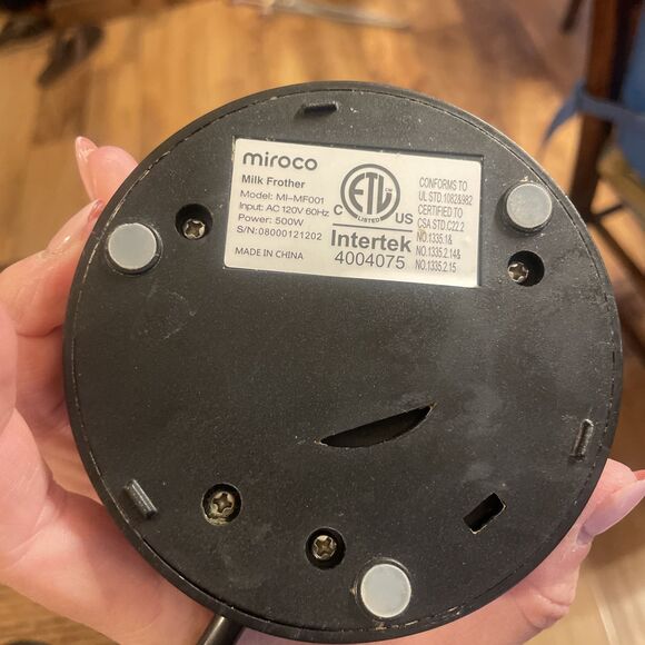 Miroco MI-MF001 Milk Frother Electric Milk Steamer - Silver EUC - Picture 8 of 8